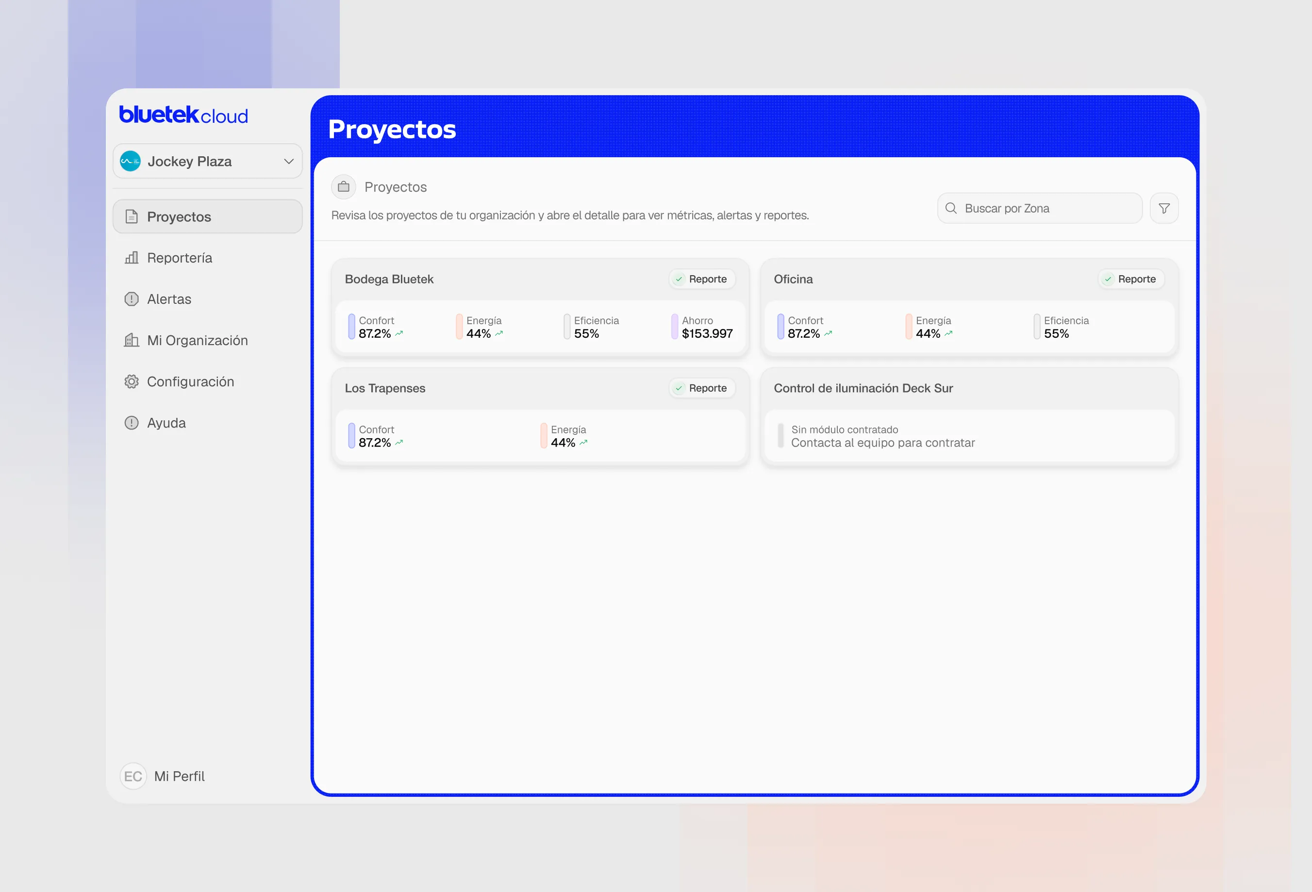 Redesigned Bluetek Cloud platform