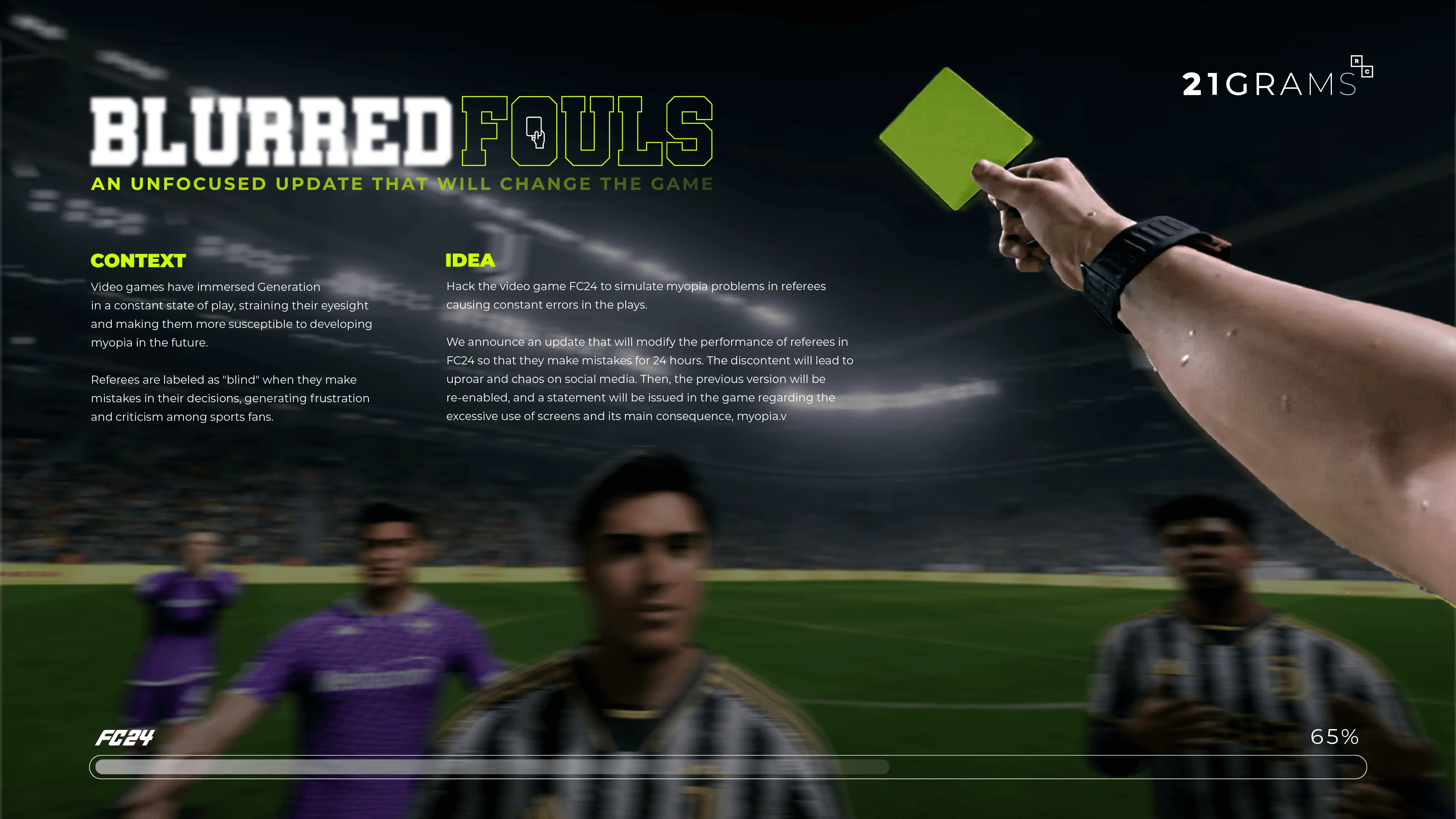 BlurredFouls presentation board
