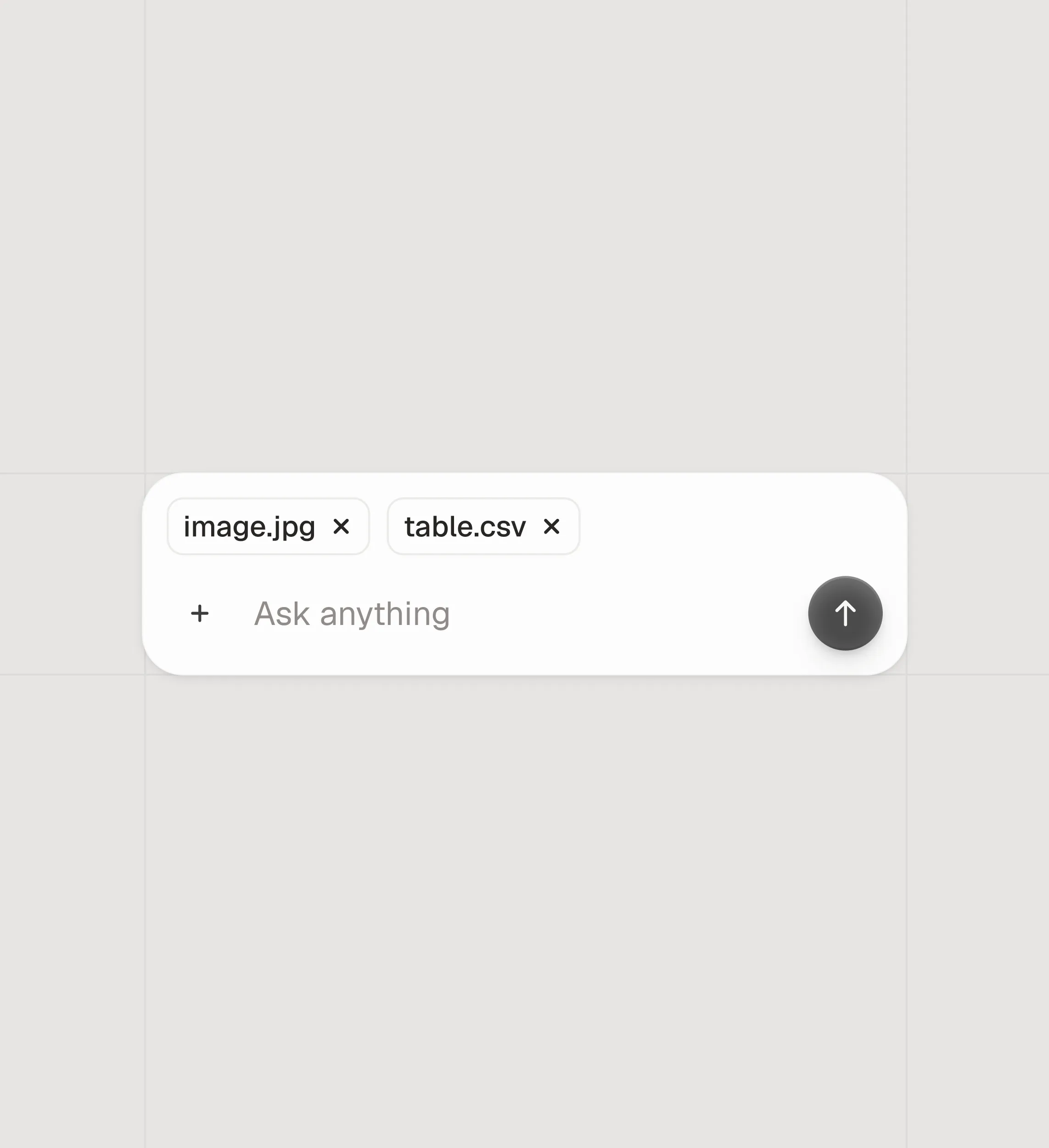 Input bar